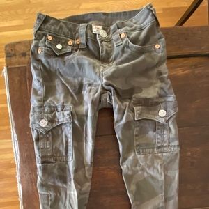 True Religion jeans size 25 camouflage